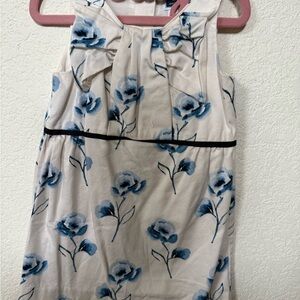 Janie and Jack Blue and White Kids Dress